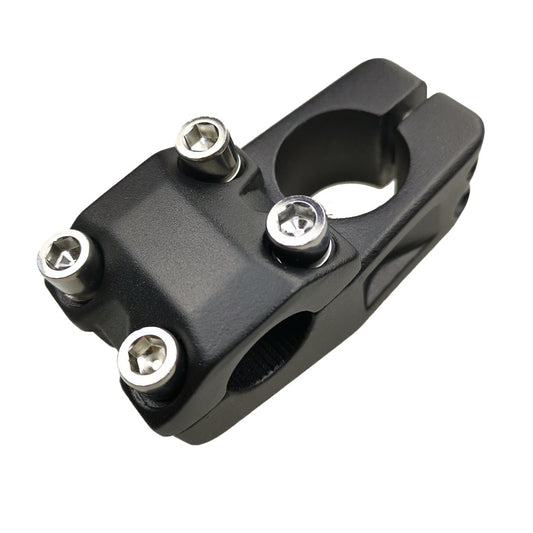 BMX Vorbau 40mm 15° Rise CNC Alu Anti-Rutsch 22,2mm Stunt Dirt Jump Super Short