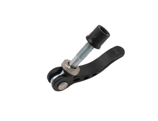 Fahrrad Schnellspanner M8 x 55mm Sattelklemme Alu Schwarz Silber