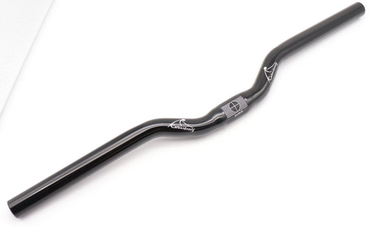 Alu Fahrrad Lenker Riser Bar 25,4 H30mm 520mm 600mm  Fixie Singlespeed Schwarz