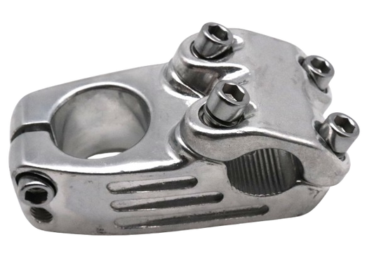 BMX Vorbau 40mm 0° CNC Alu 22,2mm Industrial Style Massiv Stabil Street Vorbau