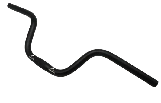 Handlebar Riser 120mm High Bicycle Handlebar 25.4mm Aluminum Alloy 580/620mm for City Bike MTB Trekking Bike E-Bike Comfort Handlebar Ergonomic Black/Silver